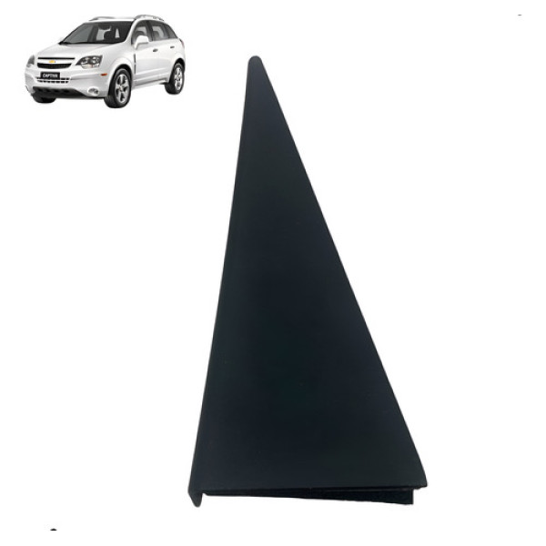 Moldura Acabamentos Porta Traseira Direita Captiva 2008 2013 Preto