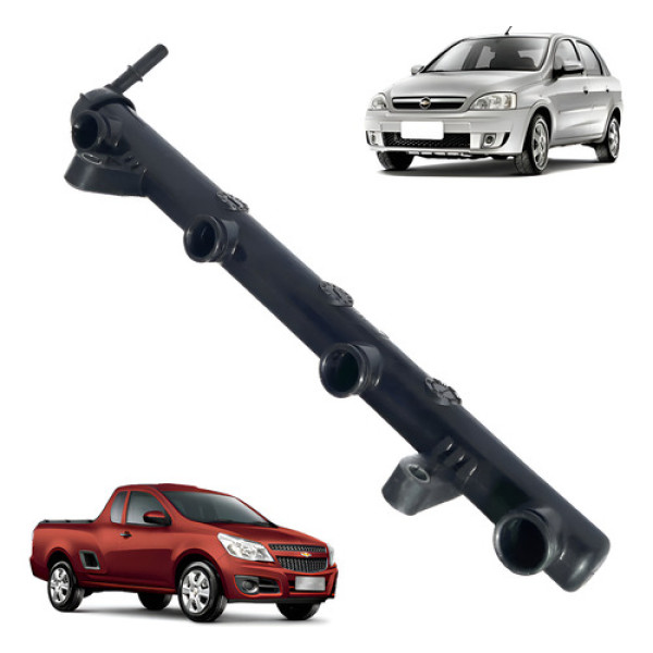 Flauta Do Bico Injetor Gm Celta Prisma 2007 2008 2009 2012