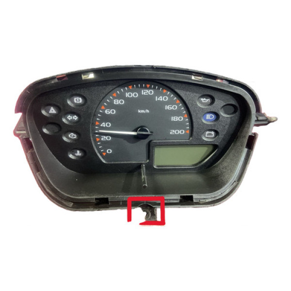 Painel Instrumento Chevrolet Celta 2001 2005 Sem Acrilico - Preto