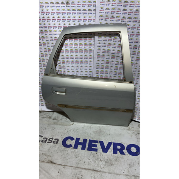Porta Traseira Esquerda Corsa Classic 2004 2005 2006 2012 Traseira Esquerda Prateado