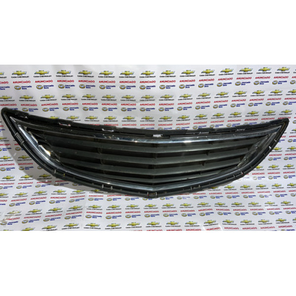 Grade Inferior Parachoque Chevrolet Onix 2013 2016 Original Cinza Brilhante