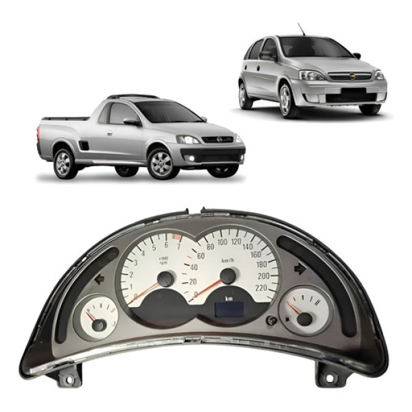 Painel Instrumentos Corsa Montana Sport Branco 2003 2005