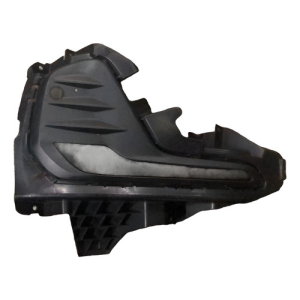 Moldura Farol Milha Dianteiro Direito Gm Onix 2020 2021 2023 Preto Direito