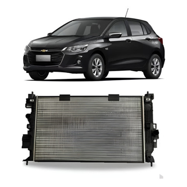 Radiador Onix 1.0 12v Turbo 2020 2021 2022 2023 2024 Manual