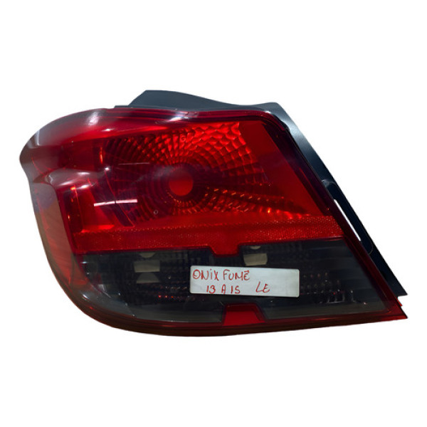 Lanterna Traseira Esquerda Onix Fumê 2013 2014 2015 2016 Esquerdo/motorista Vermelho