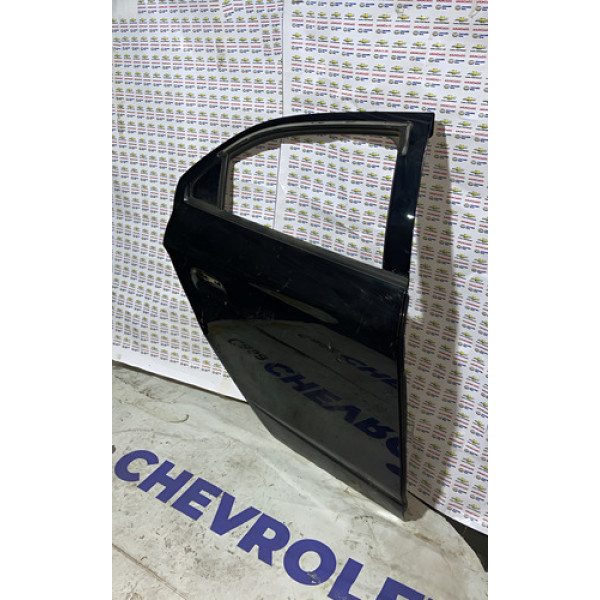 Porta Traseira Direita Gm Prisma Onix 2013 2014 2015 2019 Preto Direito Traseira