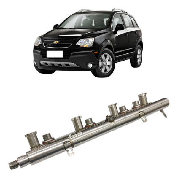 Flauta Bicos Injetores Captiva 2.4 2012/2017 12608366