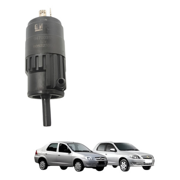 Bomba Motor Esguicho Limpador Gm Celta Prisma 2007 2008 2012
